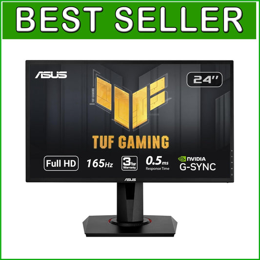 Full HD 24" Gaming Monitor - 165Hz, 0.5ms Response with Advanced Visual Control