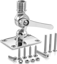 Load image into Gallery viewer, Marine Grade VHF Antenna Mount with Adjustable Base - Corrosion Resistant Design