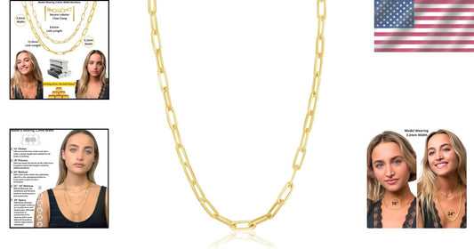 Versatile Sterling Silver Chain Necklace - Gift-Ready and Customizable Lengths