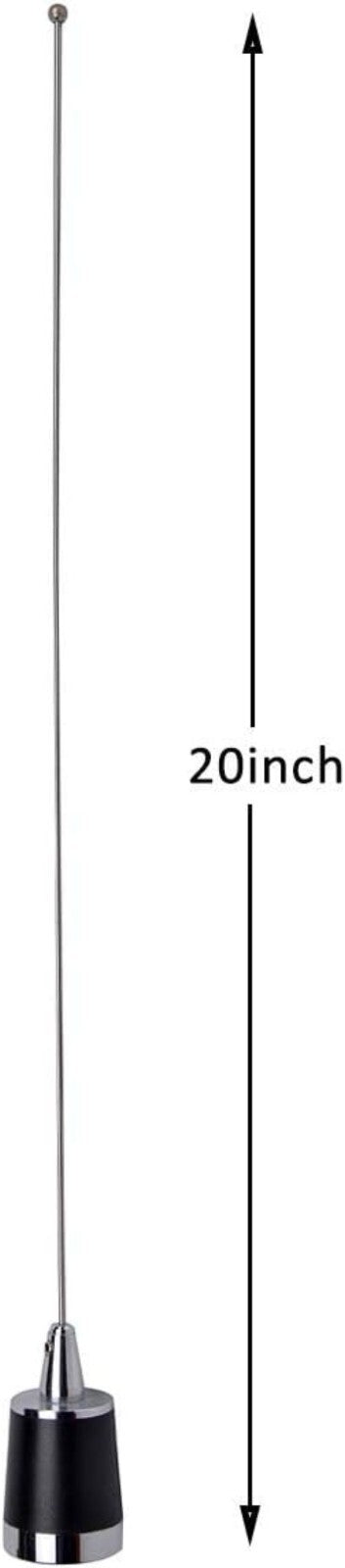 Lightweight 144Mhz/430Mhz Antenna + 13ft Cable for Enhanced Mobile Connectivity