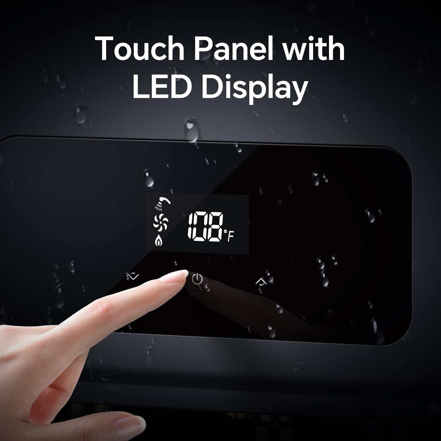 Natural Gas Tankless Water Heater - 5.3 GPM, 130,000 BTU - Unlimited Hot Water