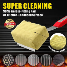 Load image into Gallery viewer, SteamWizards Bristle-Free BBQ Grill Brush &amp; Scraper: Safe Cleaning Tool Red