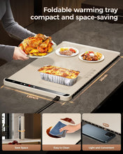 Load image into Gallery viewer, Versatile Food Warming Mat with Timer - 3-Level Temperature for Family Events
