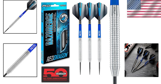 85% Tungsten Darts with Flights & Shafts – Superior Grip for Ultimate Precision