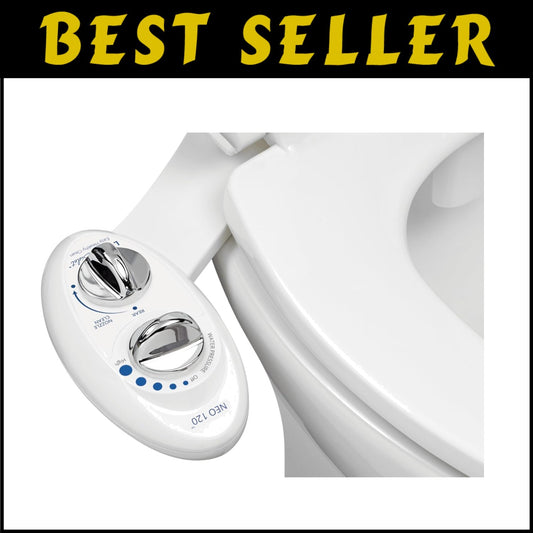 Gentle Cleaning NEO 120 Bidet with Dual Function Sprayer - White & Compact