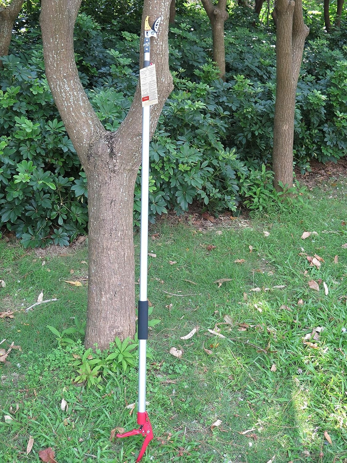 7.6-13 Foot Extendable Tree Pruner & Loppers with Anti-Rust Carbon Steel Blades