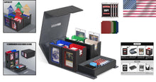 Load image into Gallery viewer, Elegant 5-Compartment Deck Box for Double-Sleeved Cards - Ideal for Collectors