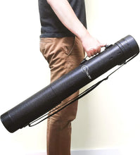 Load image into Gallery viewer, 2-Pack Extendable Waterproof Poster Tubes, 30.5" to 49" with Shoulder Strap