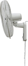 Load image into Gallery viewer, Versatile 18-Inch Oscillating Wall Fan – 3 Speed Settings for Home &amp; Gym