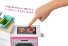 Load image into Gallery viewer, Barbie Chef Kitchen Playset - Lights, Sounds, and 5 Colors of Dough for Ages 4+
