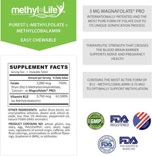 Load image into Gallery viewer, Premium Methylated B12 and Folate Supplement – 90 Chewable Tablets for Vitality