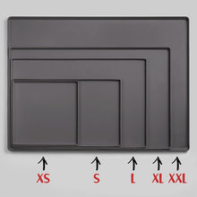 Load image into Gallery viewer, Silicone Dog Food &amp; Bowl Mat - XL 28" x 18" with Non-Slip Edges for All Pets