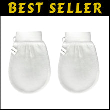 Load image into Gallery viewer, Luxe 2 Pack Exfoliating Gloves - Gentle Body Scrub for Soft, Radiant Skin