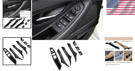 Easy Install BMW 5 Series F10 Door Handle Covers - 2011-2016 Style Upgrade