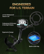Load image into Gallery viewer, Lightweight &amp; Adjustable Metal Detector with 5 Modes for Easy Treasure Hunting