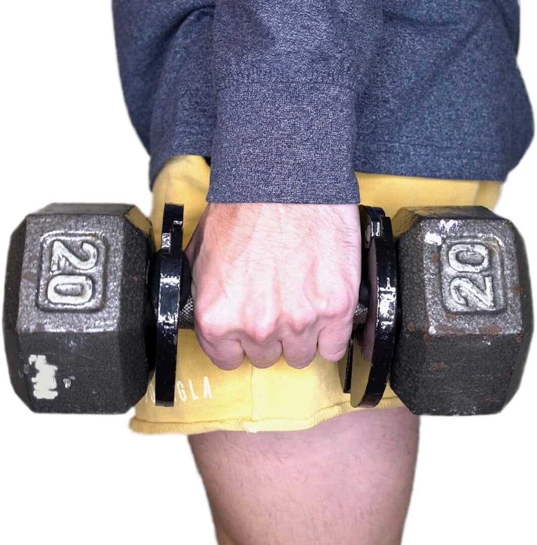 1.25 lb Weight Clips - Boosts Dumbbell Kettlebell Barbell Training with 2.5 lbs