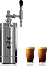 Load image into Gallery viewer, Stainless Steel Nitro Cold Brew Coffee Maker - 128 Oz, Perfect for Coffee Lovers