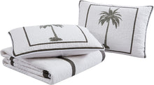 Load image into Gallery viewer, Lightweight Grey Cotton Quilt - Reversible King Bed Cover for Stylish Spaces