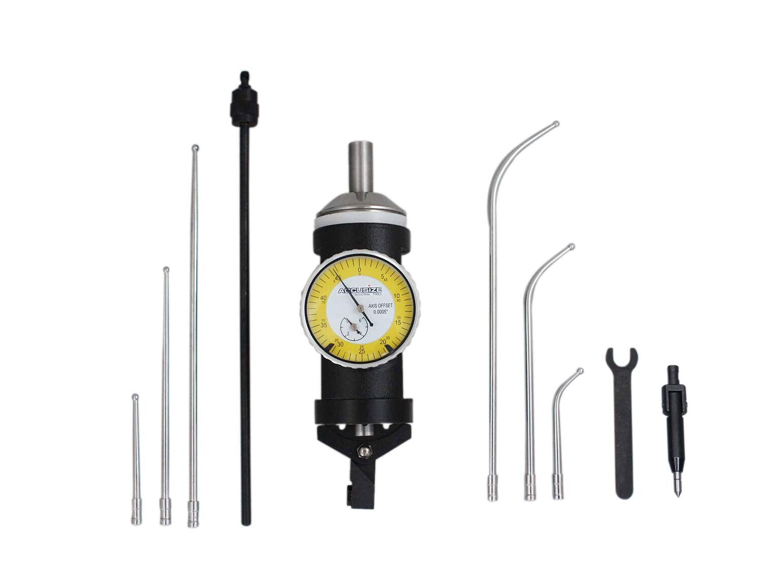 Versatile Co-Ax Centering Indicator with Yellow Dial & Fitted Case - 1.54 lbs