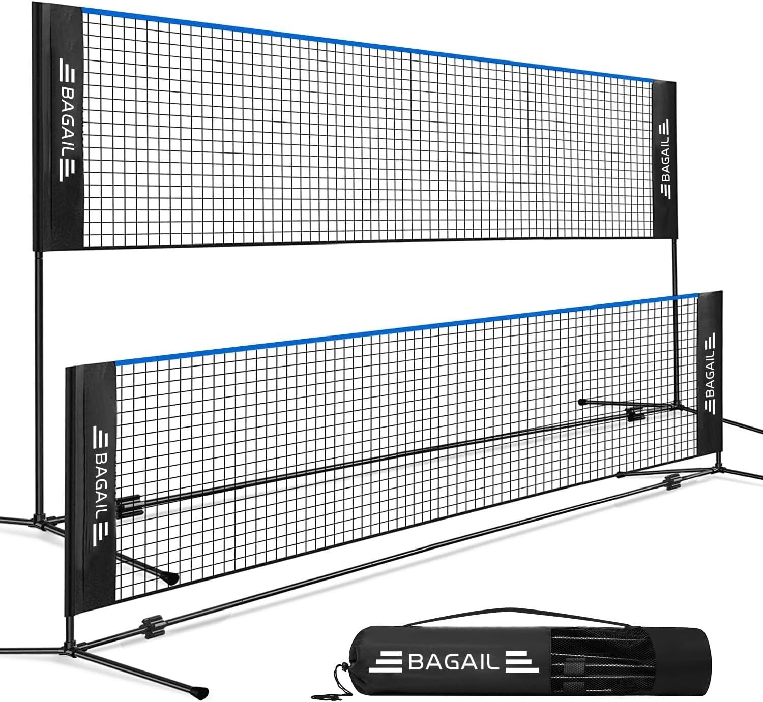 Durable Portable Sports Net - Height Adjustable and Quick to Setup for Fun Games