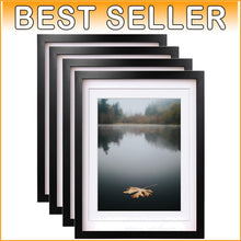 Load image into Gallery viewer, Versatile 12x16 Picture Frame Set - Tabletop &amp; Wall Mount with Plexiglass Cover