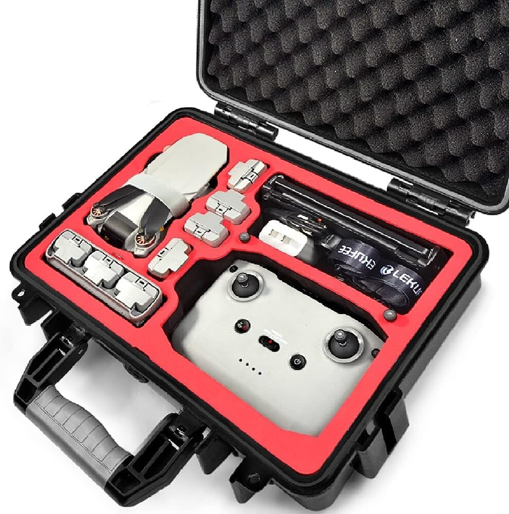 Custom Foam Waterproof Case for DJI Mini 2 SE and Accessories - Travel-Ready