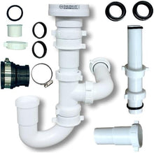 Load image into Gallery viewer, 1-1/2" Air Admittance Valve Trap Assembly Kit with Dual Sealing Protection