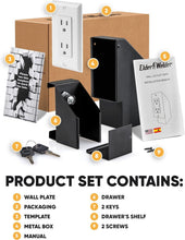 Load image into Gallery viewer, Smart Hidden Wall Safe with Removable Shelf – Secure &amp; Stylish Storage Solution