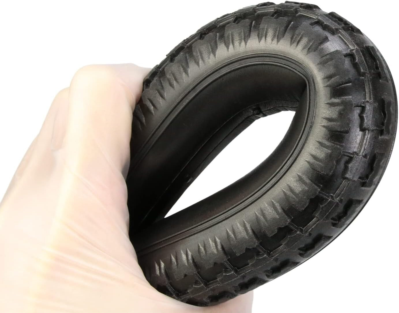 Puncture-Proof 24x1 3/8” Wheelchair Tires - Lightweight Solid Pair for Easy Use