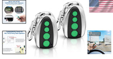 Load image into Gallery viewer, Ergonomic 4-Button Gate Remote Controller - 65ft Range - 2-Pack Security Fobs