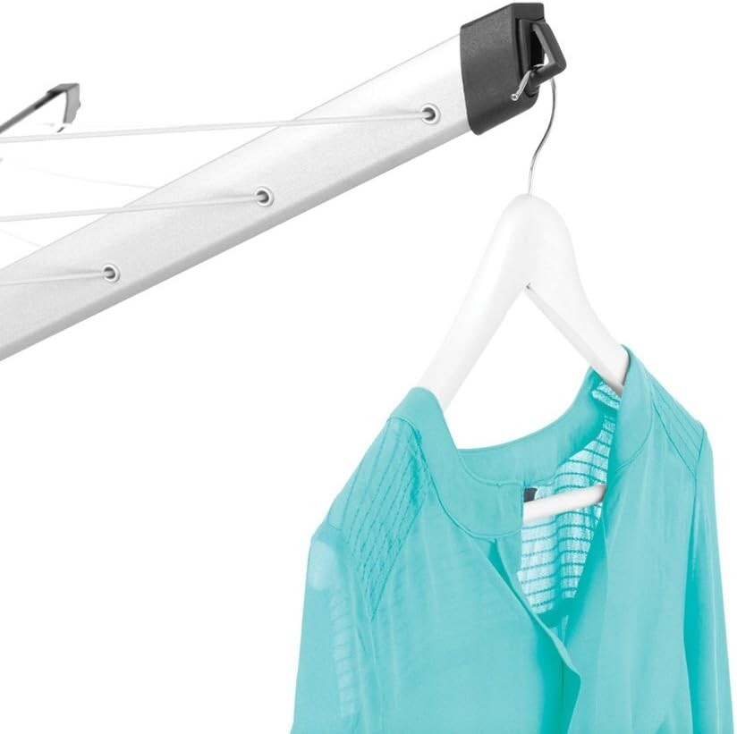 Versatile Folding Clothes Drying Rack with Clothespins and Protective Cover