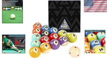 Load image into Gallery viewer, Vibrant Multi-Color Billiard Balls - Ideal for Tournament and Leisure Use
