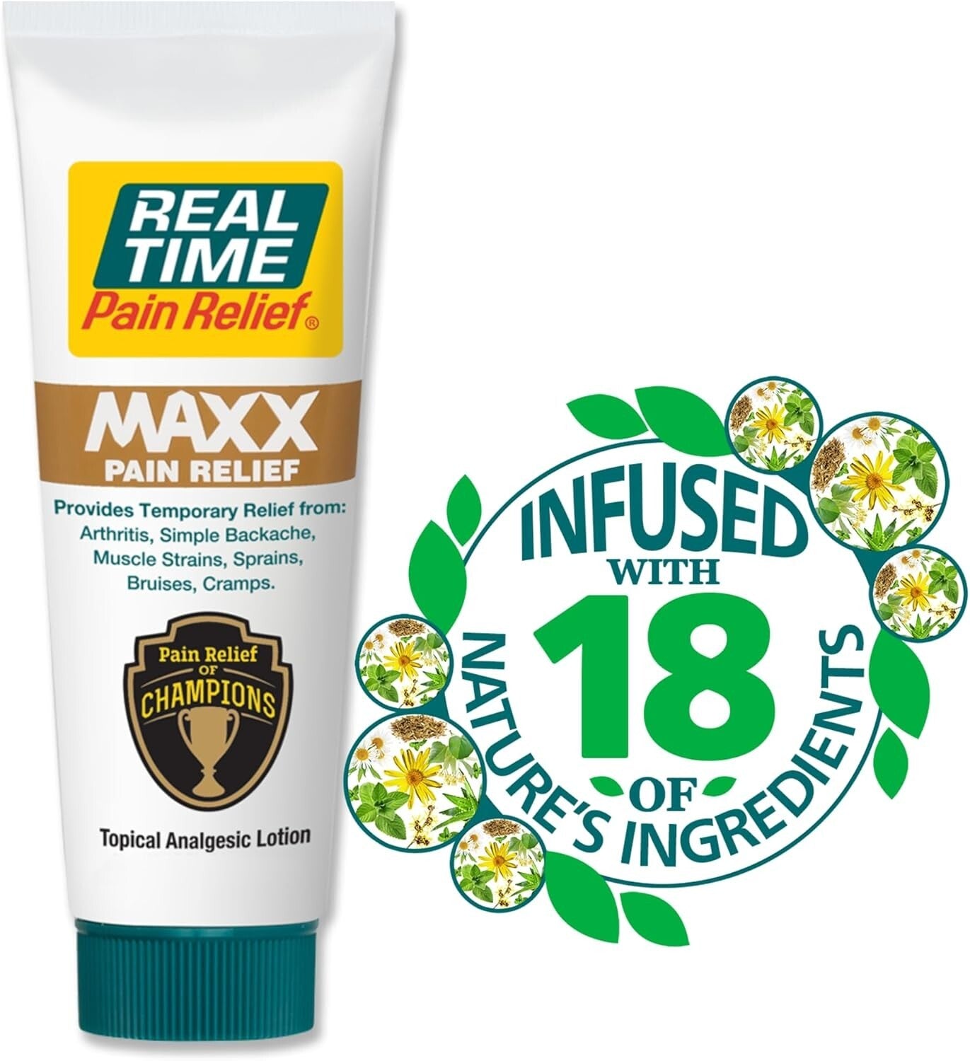 7oz Natural Formula for Muscle Pain & Arthritis Relief - Soothing & Effective