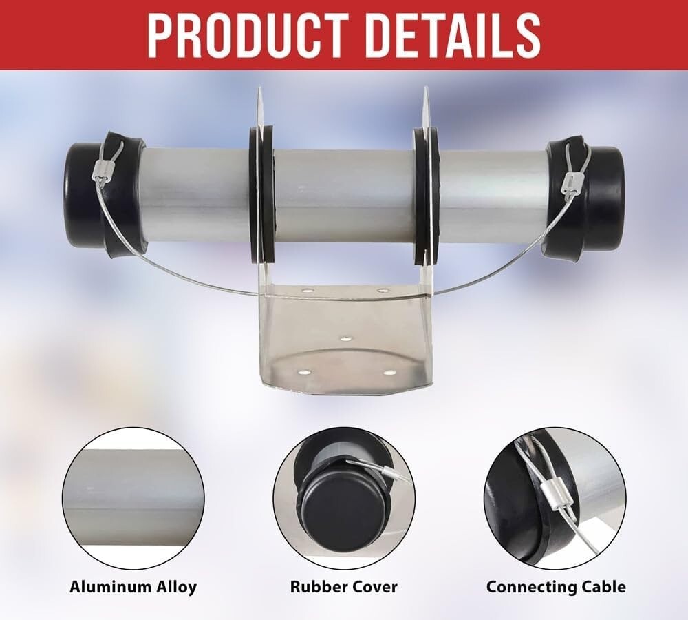 4 Pack Aluminum Trailer Document Holder - Secure Registration & Insurance Box