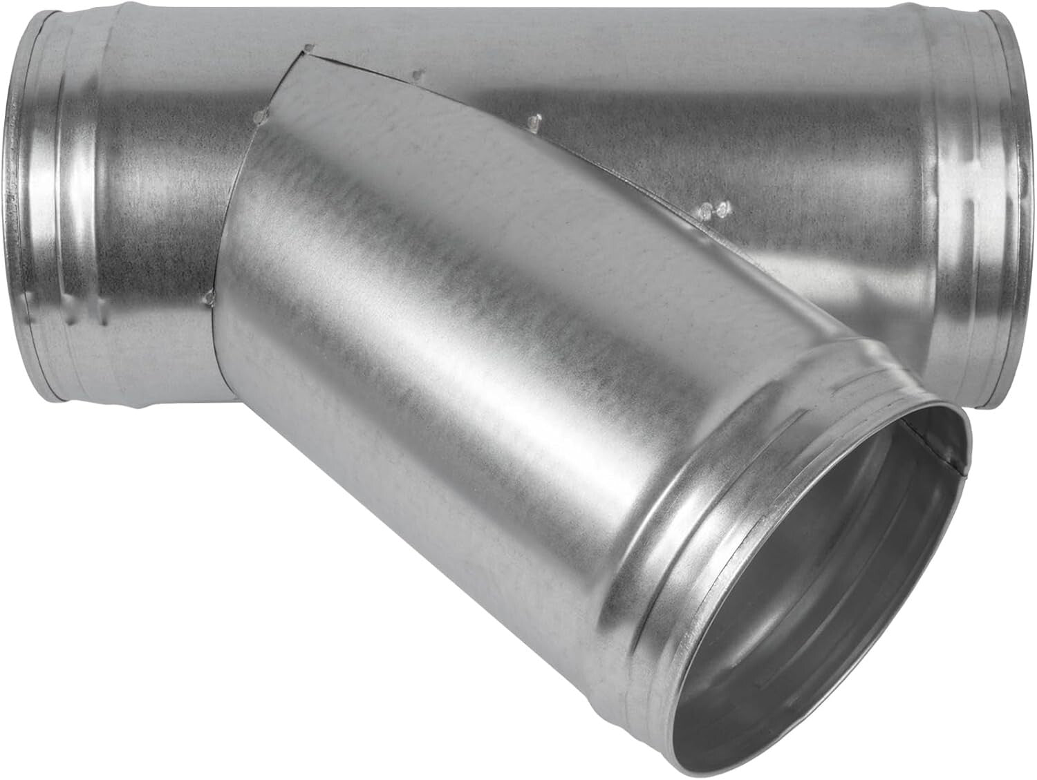 6'' Duct Splitter Adapter - 45° Wye Connector for Efficient Ventilation