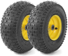 Load image into Gallery viewer, Heavy-Duty Tubeless Lawn Mower Tire &amp; Wheel Assembly 2-Pack - 13" Diameter