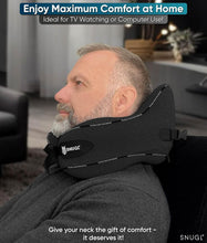 Load image into Gallery viewer, Reversible Soft Neck Pillow with Adjustable Straps - Perfect for Air Travel