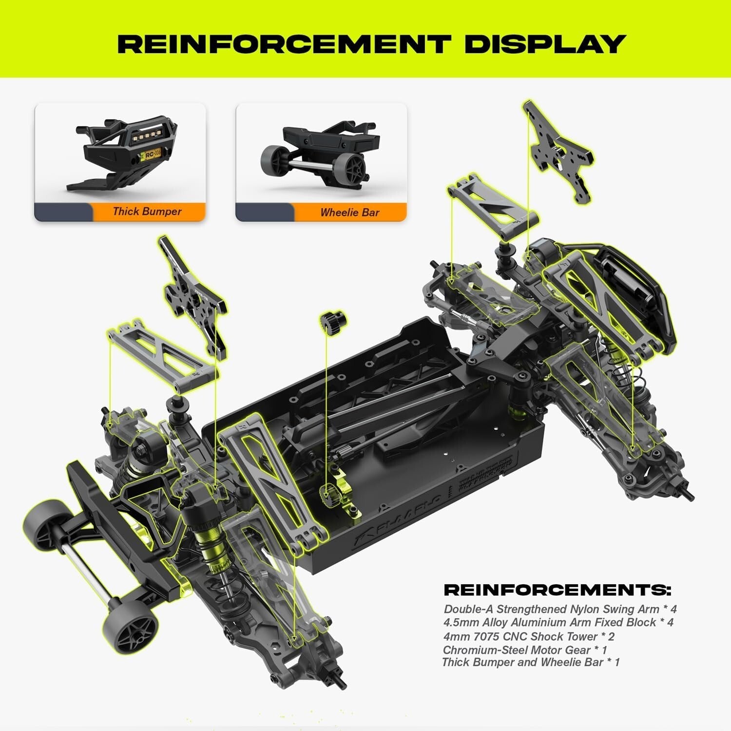 Fast 50mph Waterproof Monster Truck - Remote Control 1/10 Off-Road Adventure