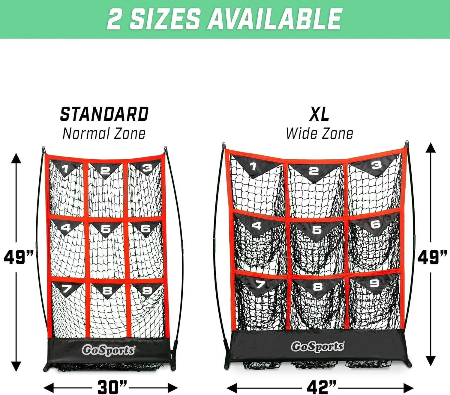 XL Strike Zone Pitching Target Net - Perfect for Baseball & Softball Training