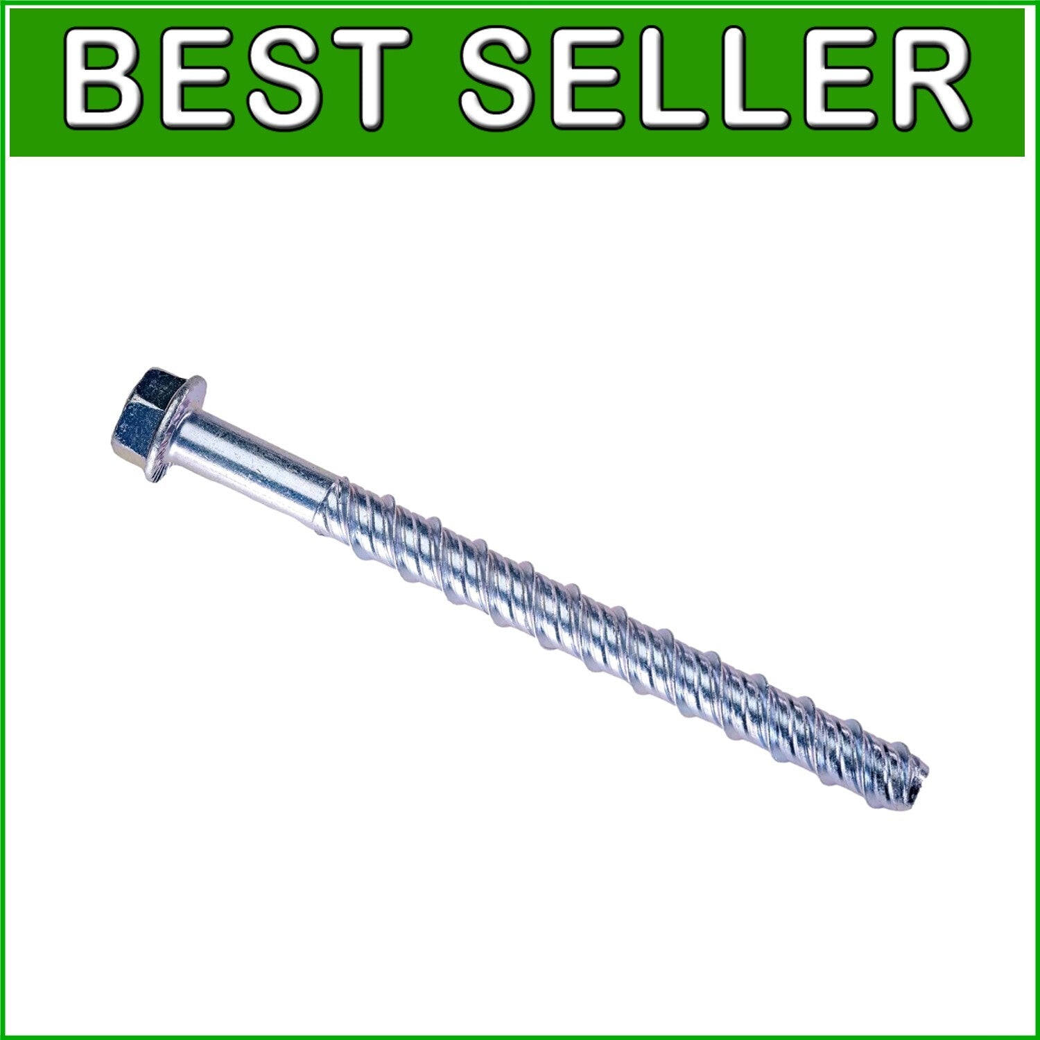 Serrated Hex 3/8" x 5" Concrete Screws - Perfect for Masonry Applications