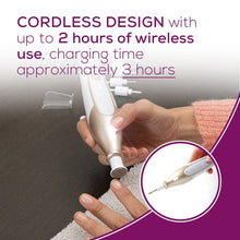 Load image into Gallery viewer, Cordless Electric Nail File: Salon-Quality Results at Home with Storage Case
