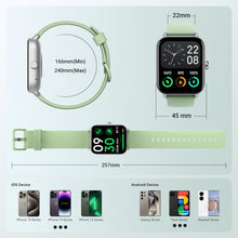 Load image into Gallery viewer, Advanced Fitness Tracker Smartwatch with Heart Rate, IP68 Waterproof &amp; Alexa