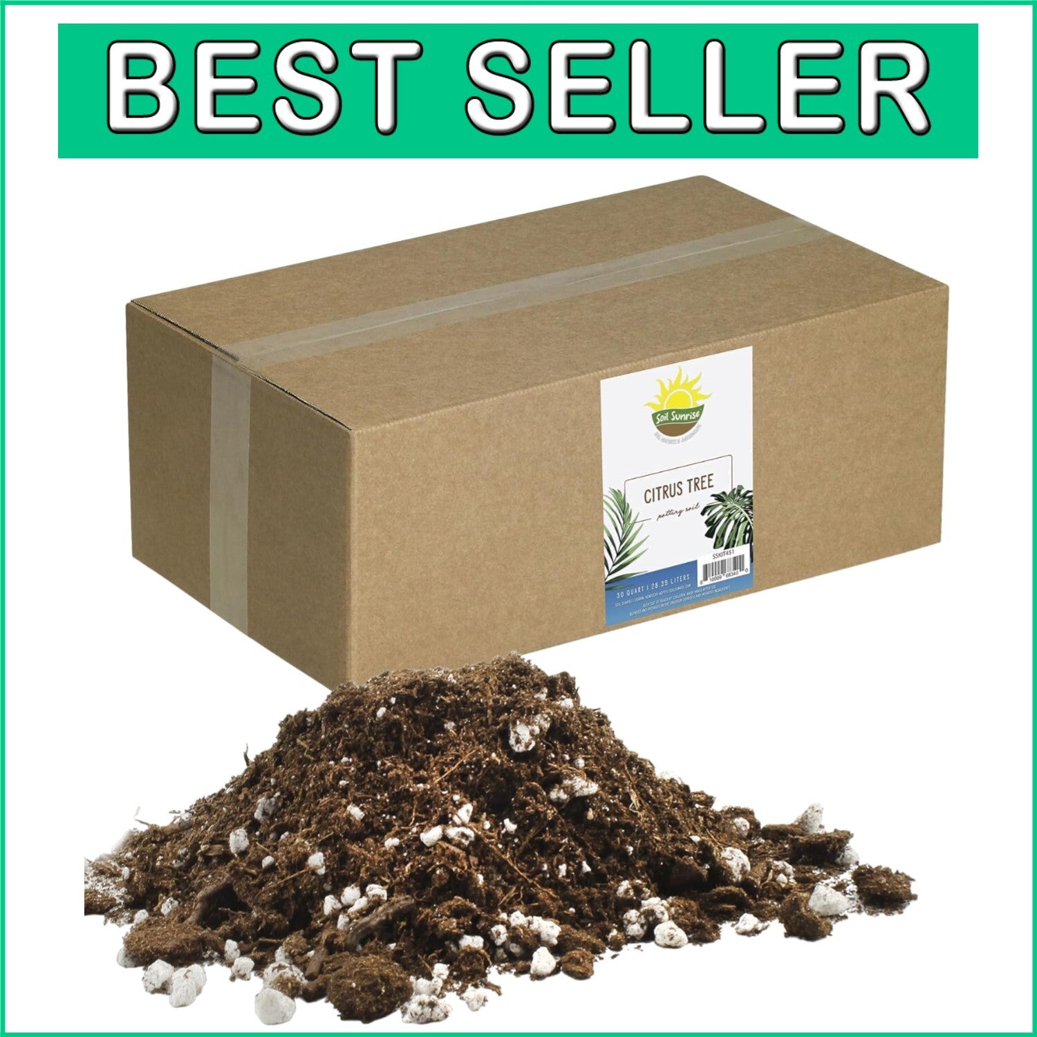 Organic 30qt Potting Soil for Citrus Trees – Ideal for Indoor and Outdoor Use