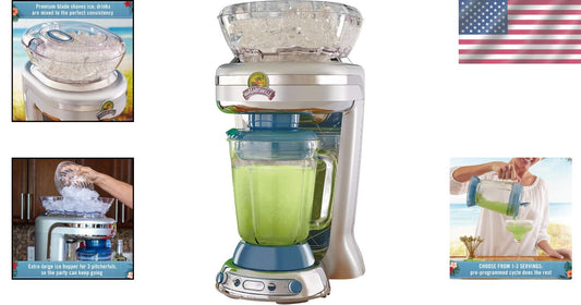 Key West Concoction Maker: Stainless Steel Ice Shaver for Parties & Gatherings