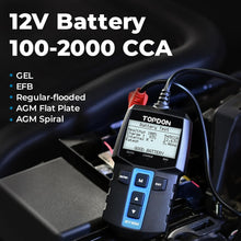 Load image into Gallery viewer, Reliable Digital Auto Battery Tester for Quick Health Checks - Portable Design