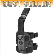 Load image into Gallery viewer, Adjustable Drop Leg Tactical Platform with Thigh Straps &amp; Holster Attachments
