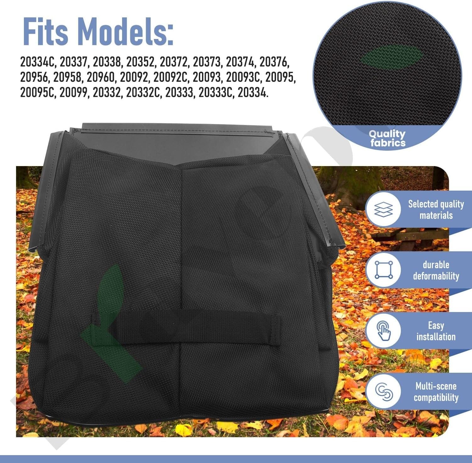 Easy-Install 2 Grass Catcher Bags & Frame Kit for Toro 22" Recycler Lawn Mowers