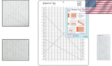 Load image into Gallery viewer, Layer Cutting Plastic Ruler - Shape Cut Plus for Quick Seamless Fabric Cuts