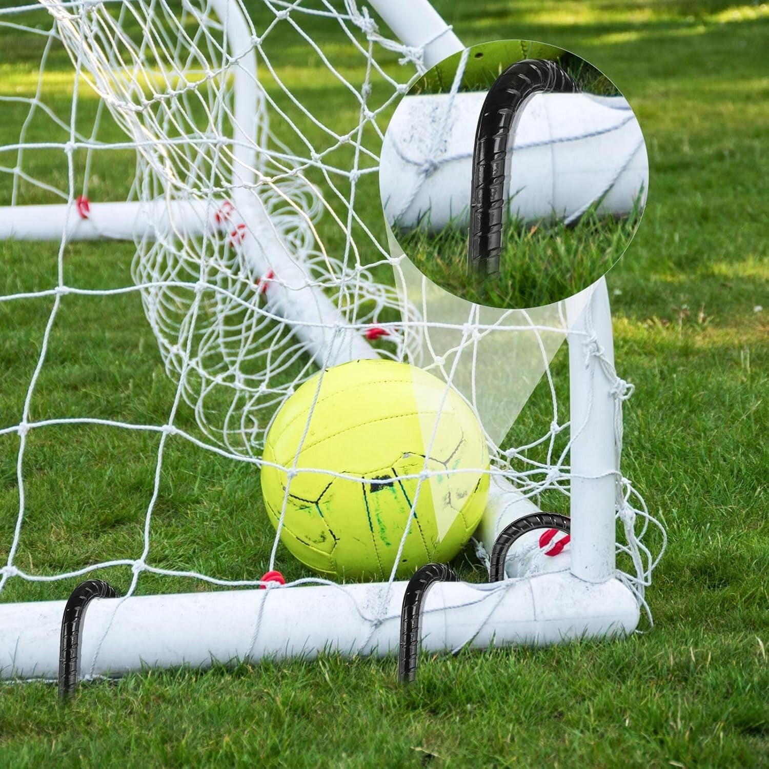 24-Pack 16 Inch J Hook Steel Tent Stakes – Reliable Chisel Point Ground Anchors