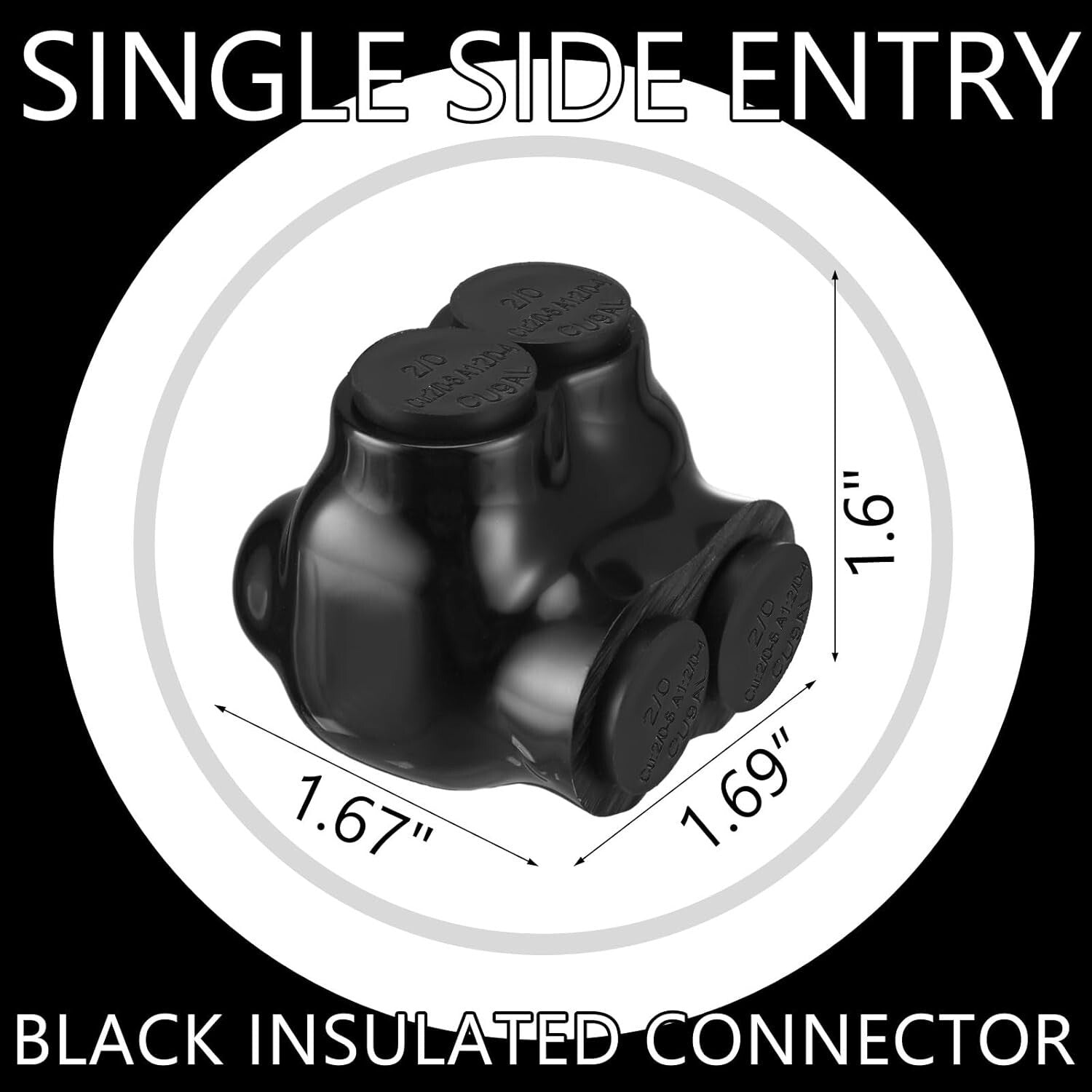 Premium 5-Pack Multi Cable Connectors with Insulation - Ideal for Professionals